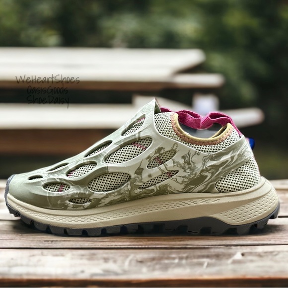 NIB Merrell Hydro Runner Water Trail Hiking Shoes Sneaker Lichen - Picture 7 of 14